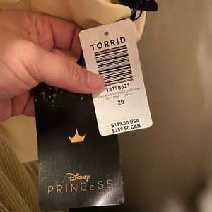 Beauty and the beast off the shoulder gown